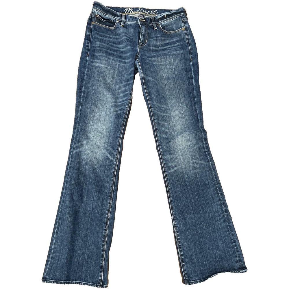 MADEWELL  jeans women's  Size 28  "bootlegger" flare medium rise blue TALL